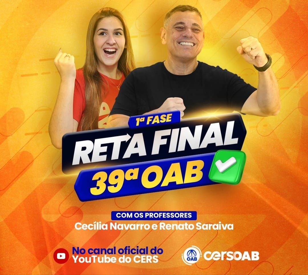 Na reta final !